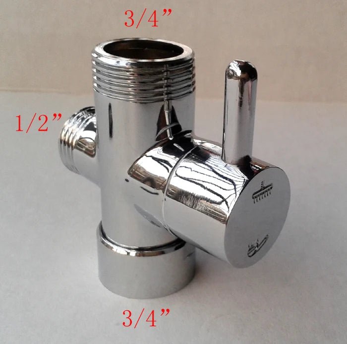 Van Chia Nước G3/4 Mạ Chrome Cho Vòi Sen Châu Âu - Daisan Store