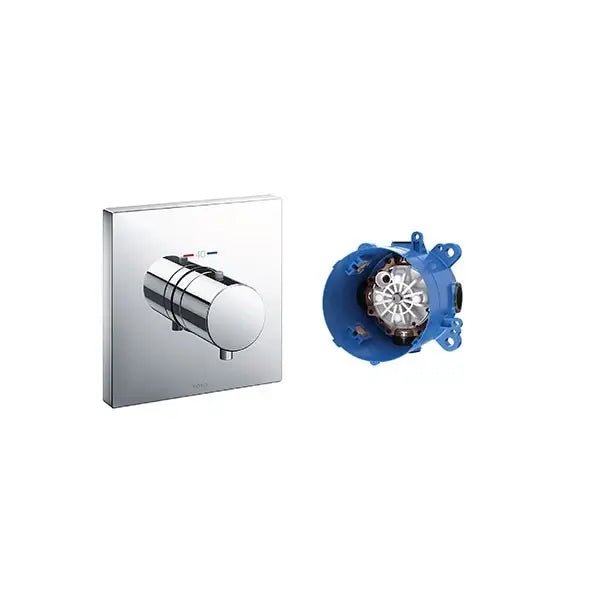 Van điều chỉnh nhiệt độ dùng cho loại nút nhấn, kèm phụ kiện âm tường TBV02402B_TBN01001B - Daisan Store
