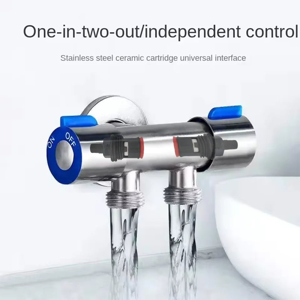Van Góc Inox 2 Chiều Điều Khiển, Dùng Tầng Dưới 5 - Daisan Store