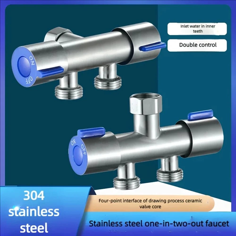 Van Góc Inox 2 Chiều Điều Khiển, Dùng Tầng Dưới 5 - Daisan Store