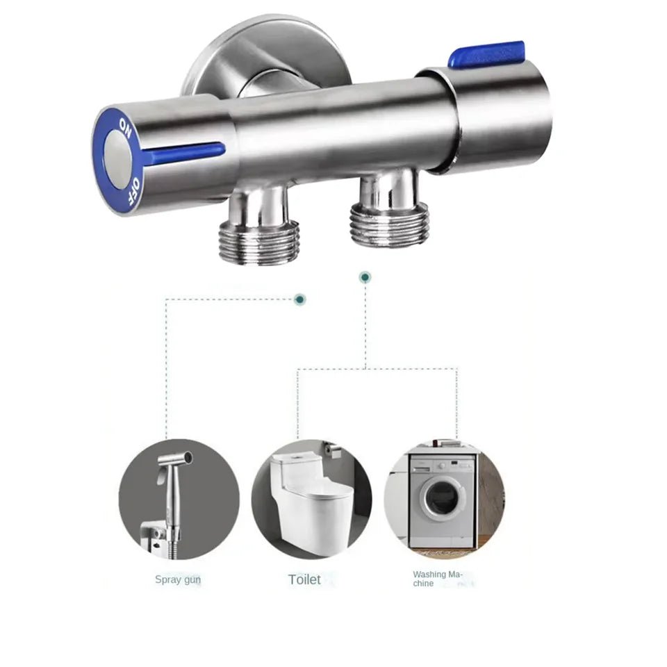 Van Góc Inox 2 Chiều Điều Khiển, Dùng Tầng Dưới 5 - Daisan Store