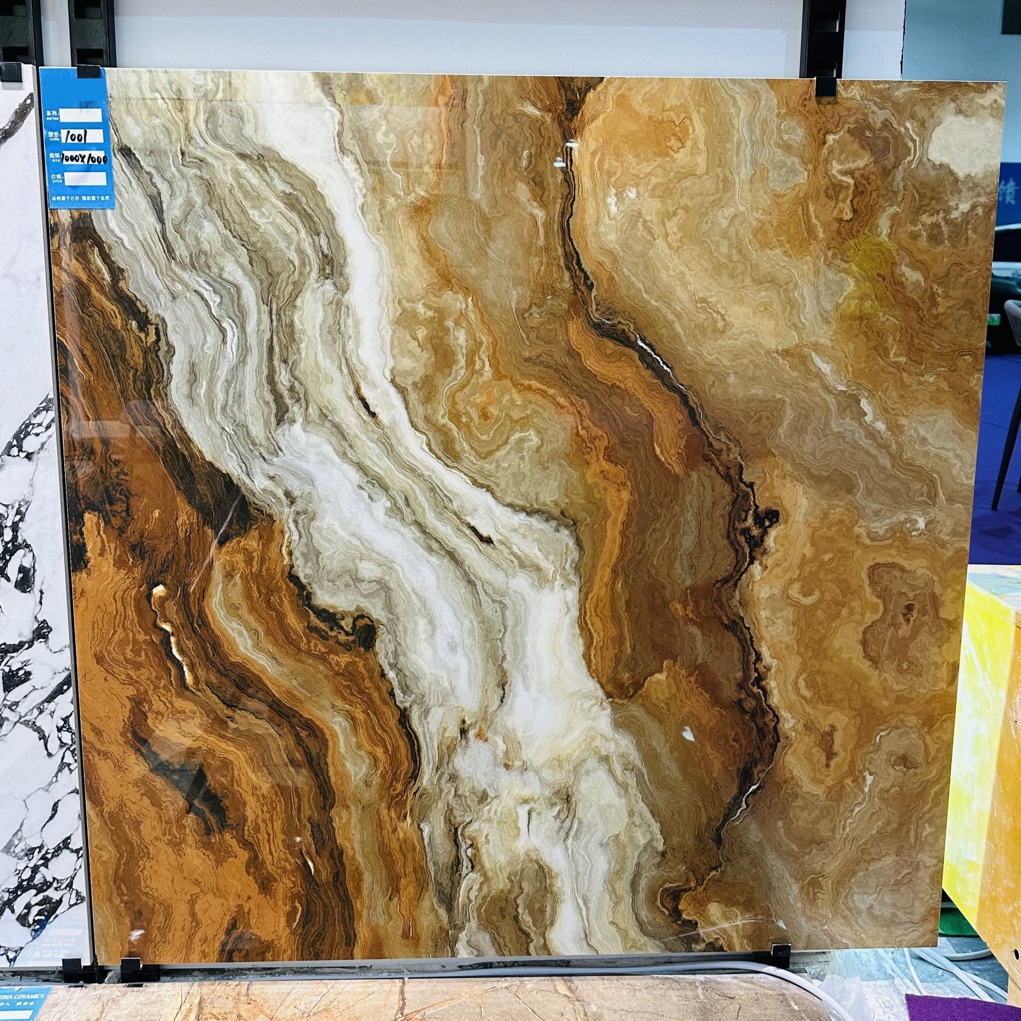 Vật liệu xây dựng Gạch lát nền ceramic sứ tráng men 60x60cm mẫu mới tại Trung Quốc - Daisan Store