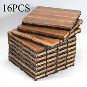 Vỉ Gỗ Ghép 16 Miếng - Tự Lắp Đặt Trong Ngoài Trời - Daisan Store