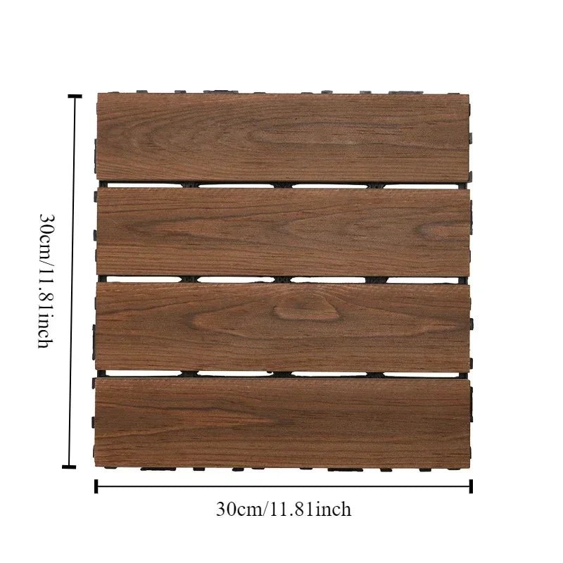 Vỉ Gỗ Ghép 16 Miếng - Tự Lắp Đặt Trong Ngoài Trời - Daisan Store