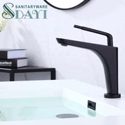 Vòi chậu rửa mặt bằng đồng thau đen kiểu Bắc Âu SDAYI cho phòng tắm, vòi chậu rửa mặt Washromm cho khách sạn - Daisan Store