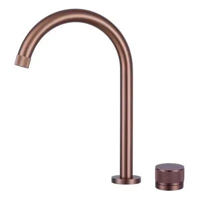 Vòi lavabo Tuqiu đen xoay 2 lỗ chậu rửa hiện đại - Daisan Store