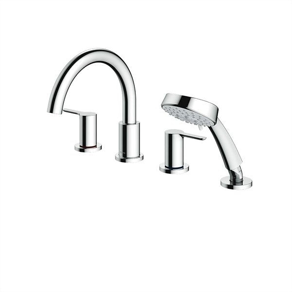 Vòi nóng lạnh bồn tắm nằm kèm sen tắm LB (4 lỗ) TBS01202BA - Daisan Store