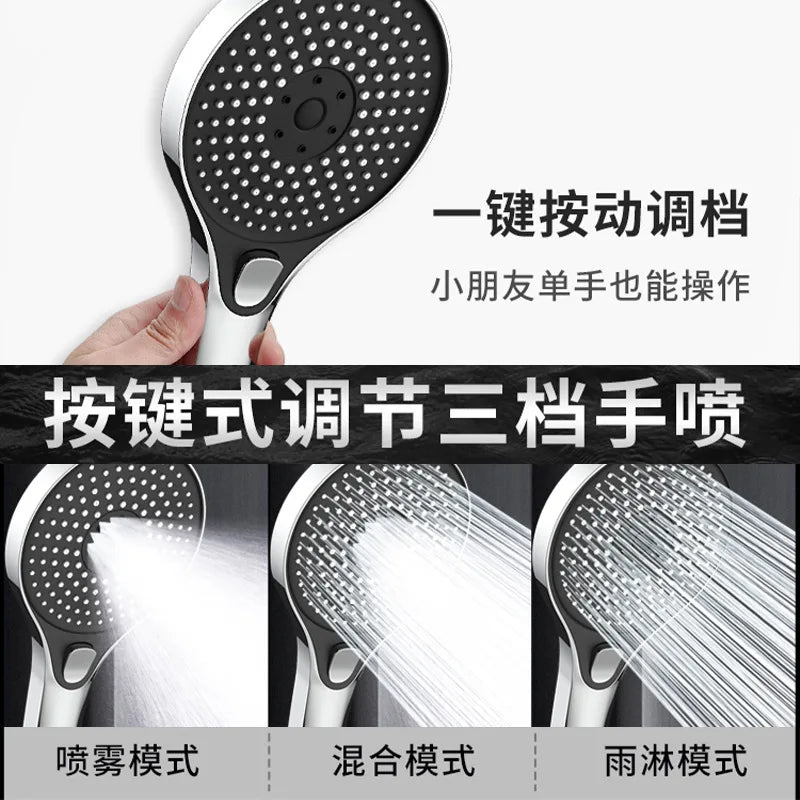 Vòi Sen Áp Lực Cao 3 Chế Độ Tiết Kiệm Nước 135mm - Daisan Store