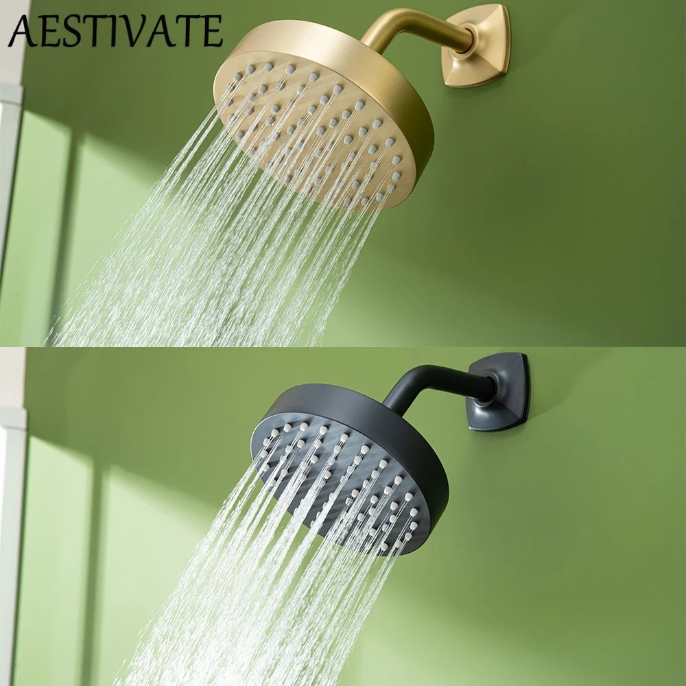Vòi Sen Áp Lực Mạnh Inox Đen Mờ Cao Cấp Phòng Tắm - Daisan Store
