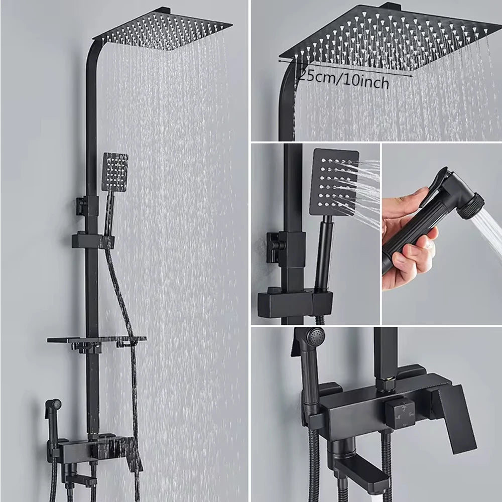 Vòi Sen Đồng Thau Mạ Chrome Chức Năng Đa Dụng - Daisan Store