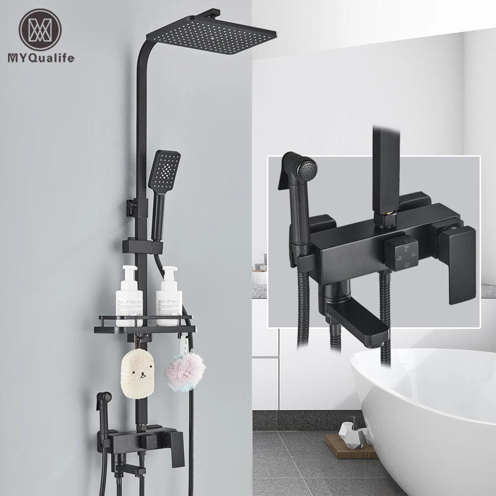 Vòi Sen Đồng Thau Mạ Chrome Chức Năng Đa Dụng - Daisan Store