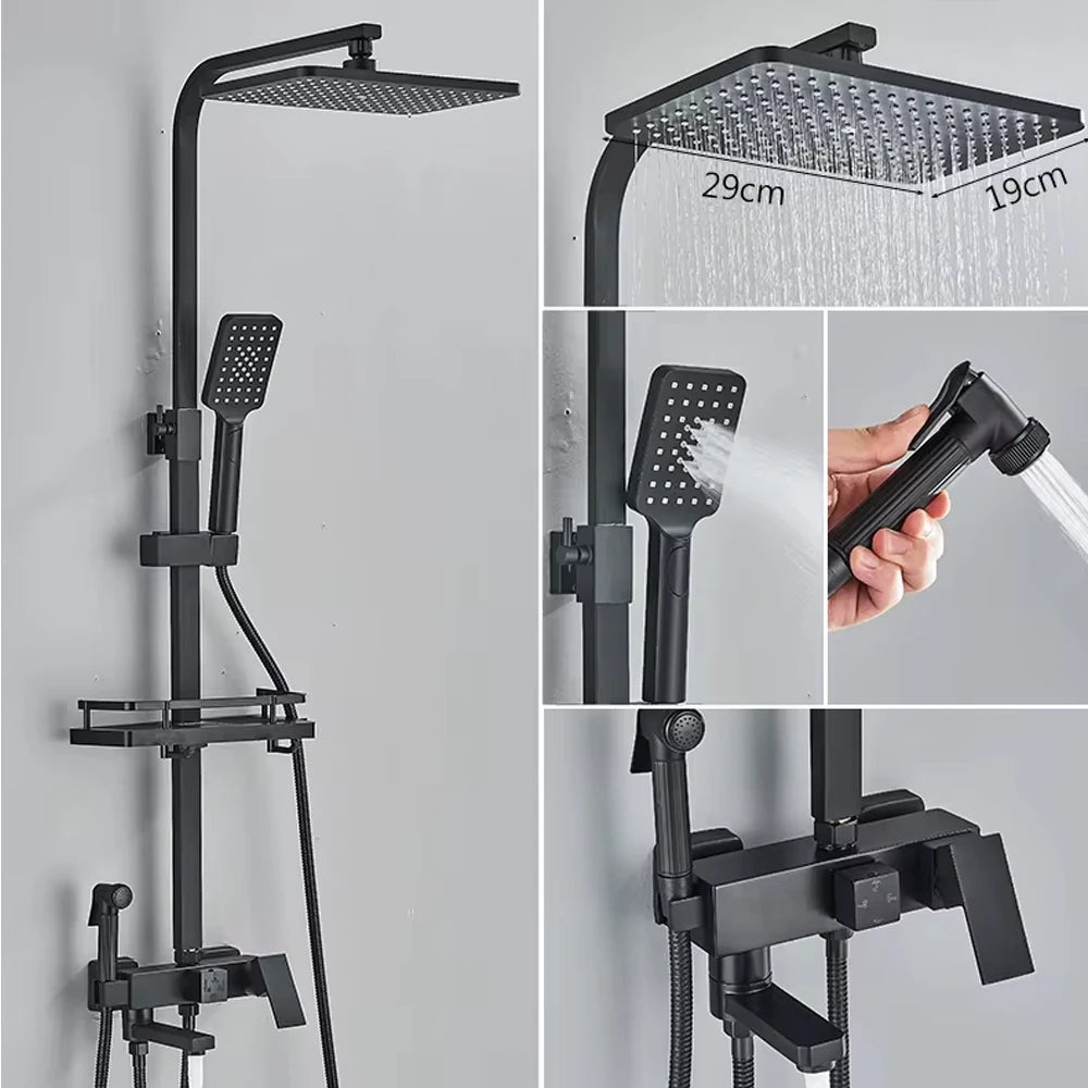 Vòi Sen Đồng Thau Mạ Chrome Chức Năng Đa Dụng - Daisan Store