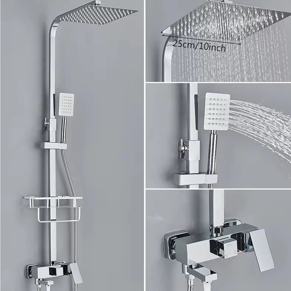 Vòi Sen Đồng Thau Mạ Chrome Chức Năng Đa Dụng - Daisan Store