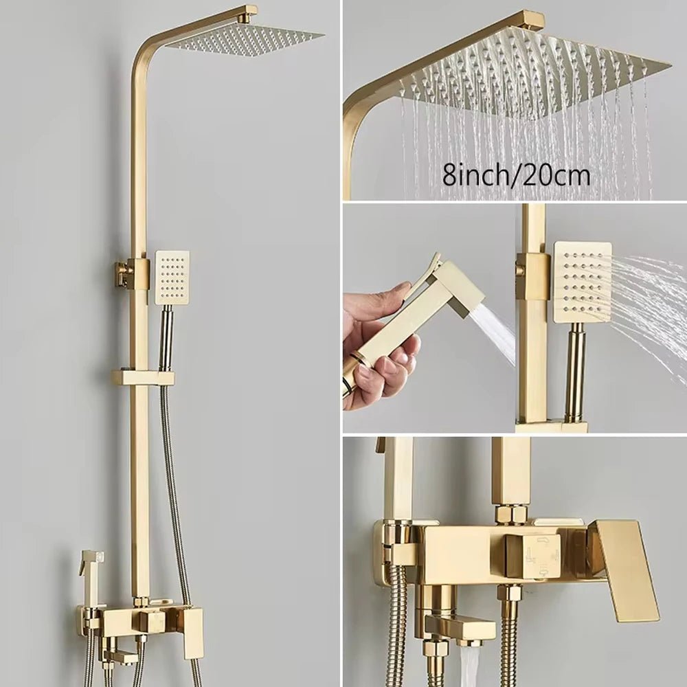 Vòi Sen Đồng Thau Mạ Chrome Chức Năng Đa Dụng - Daisan Store