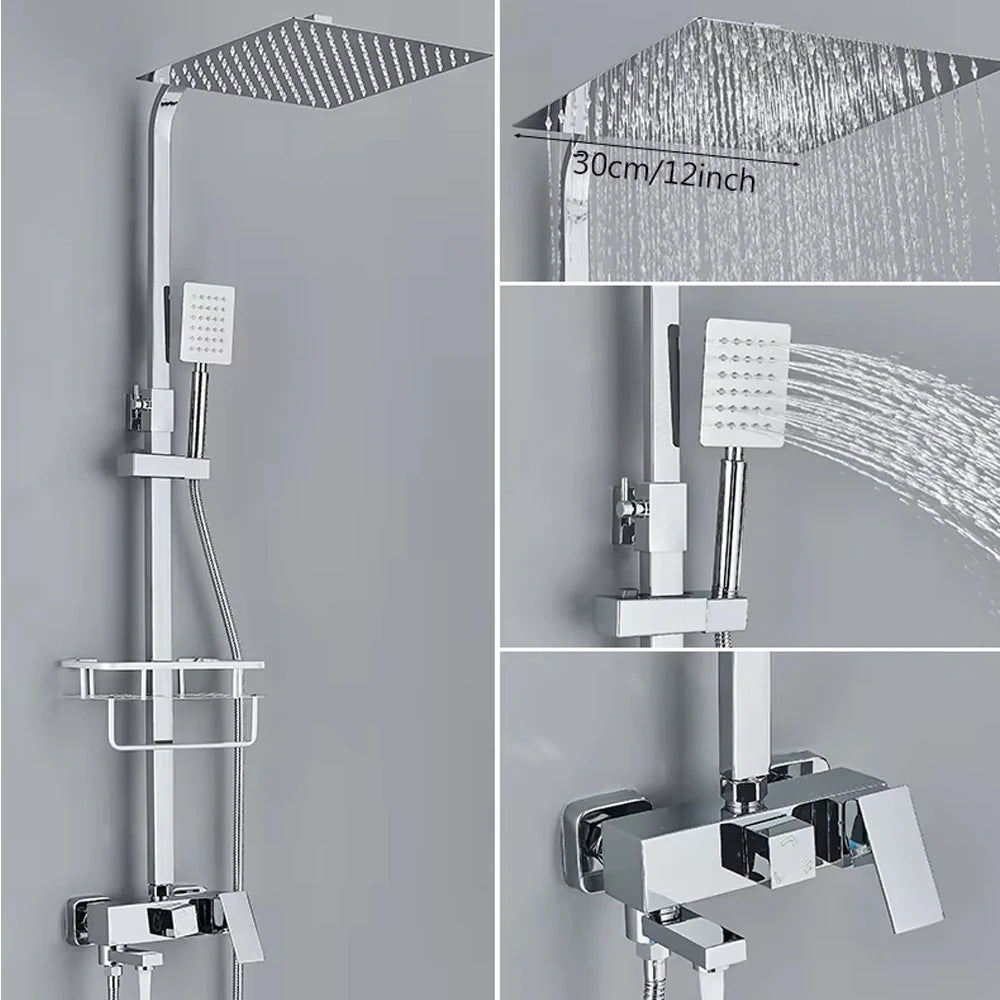 Vòi Sen Đồng Thau Mạ Chrome Chức Năng Đa Dụng - Daisan Store