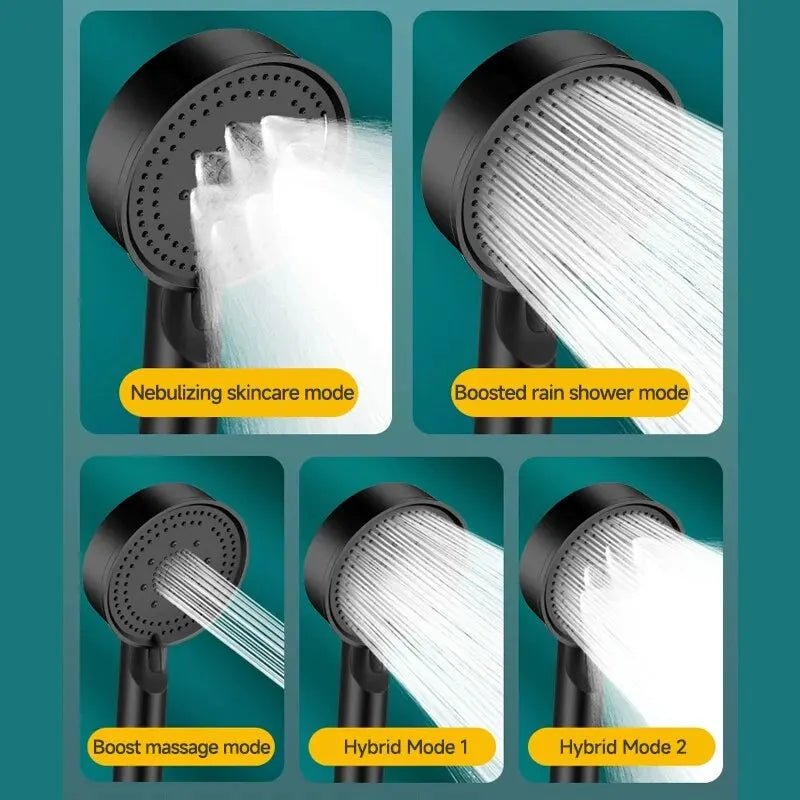 Vòi Sen Tăng Áp 5 Chế Độ Massage Điều Chỉnh Linh Hoạt - Daisan Store