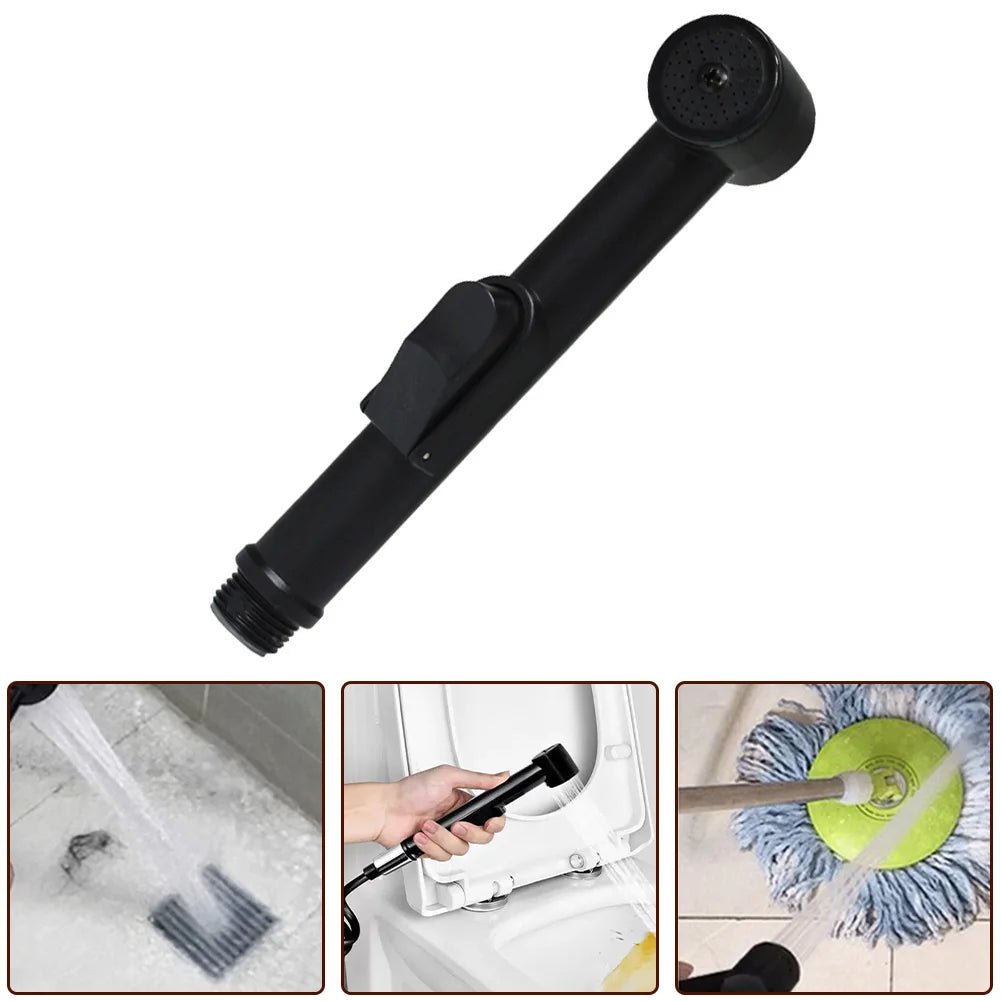 Vòi Xịt Vệ Sinh Cầm Tay Đen ABS - Tiện Ích Phòng Tắm - Daisan Store