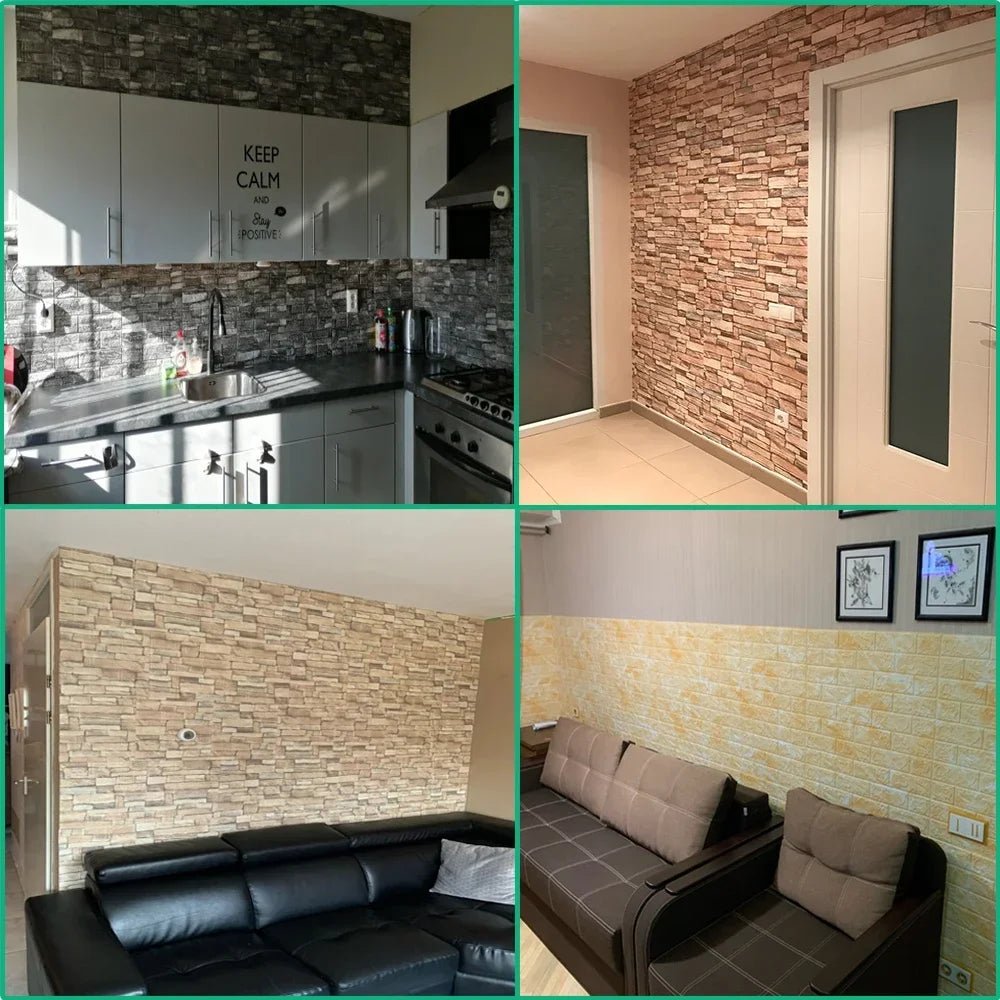 Xốp Dán Tường 3D Chống Thấm - Trang Trí Nội Thất - Daisan Store