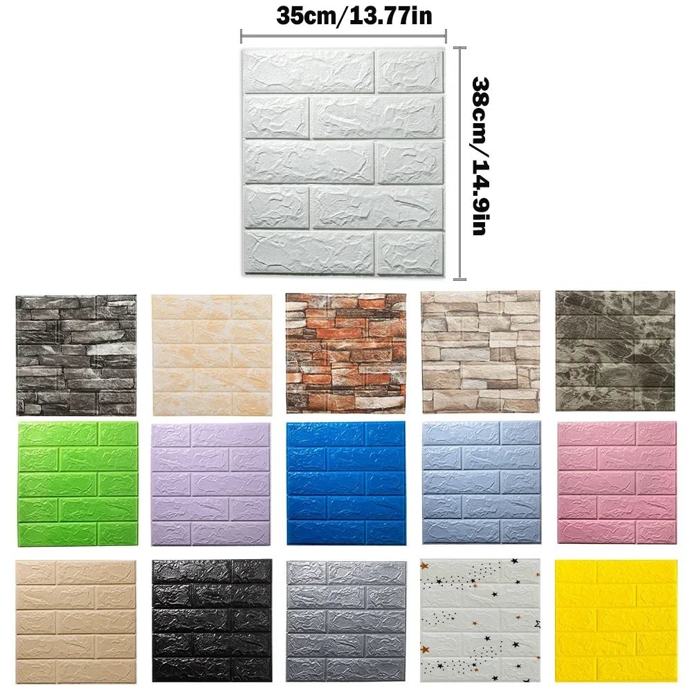 Xốp Dán Tường 3D Chống Thấm - Trang Trí Nội Thất - Daisan Store