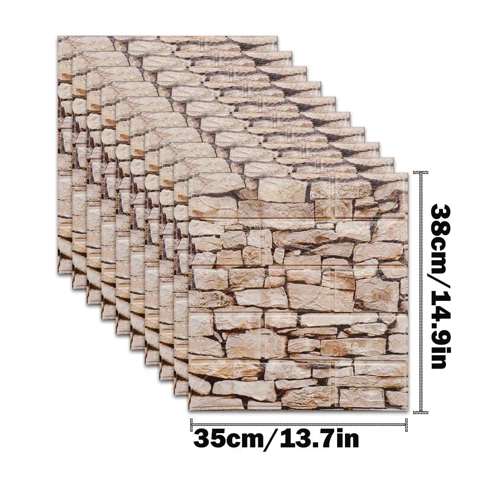 Xốp Dán Tường 3D Chống Thấm - Trang Trí Nội Thất - Daisan Store