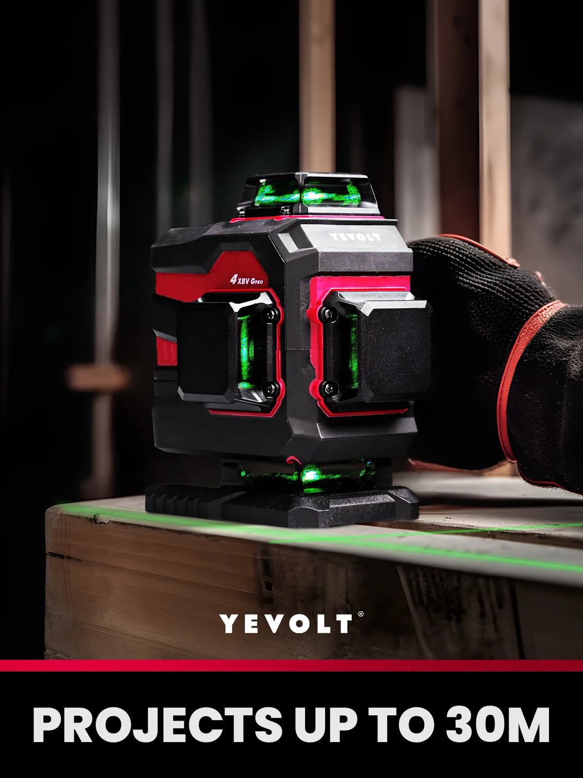 YEVOLT YVGLL4XS16PRO May Laser Xanh 4 Mat Phẳng 16Tia TuCan - Daisan Store