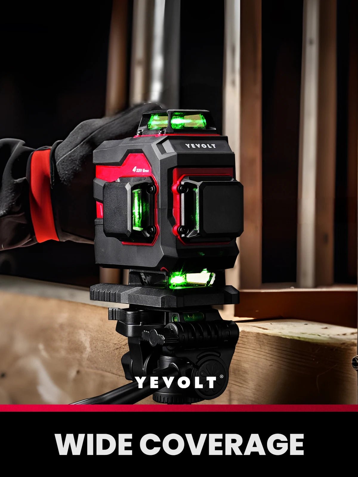 YEVOLT YVGLL4XS16PRO May Laser Xanh 4 Mat Phẳng 16Tia TuCan - Daisan Store