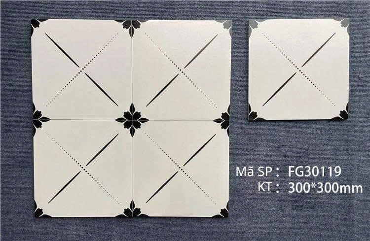 Gạch Bông Xương Đá Nhập Khẩu 300x300 FG30119