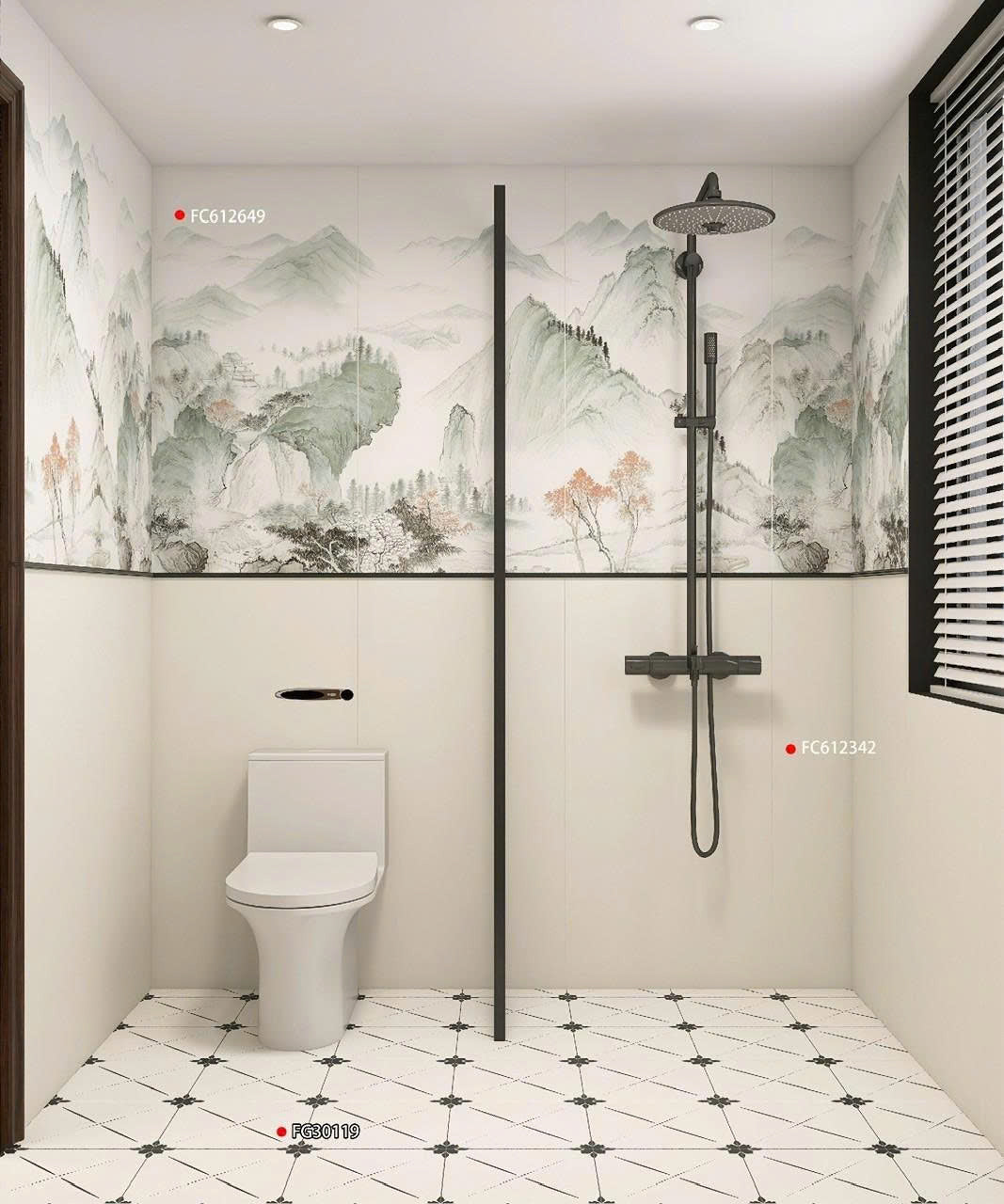 Gạch Bông Xương Đá Nhập Khẩu 300x300 FG30119